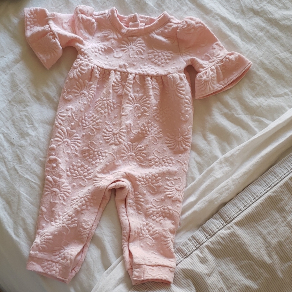 Janie and Jack one piece for baby girl.